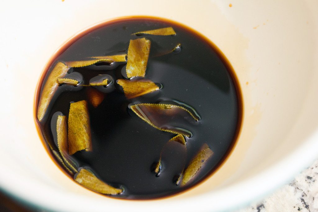 Sage-Infused Soy Sauce | wearenotmartha.com