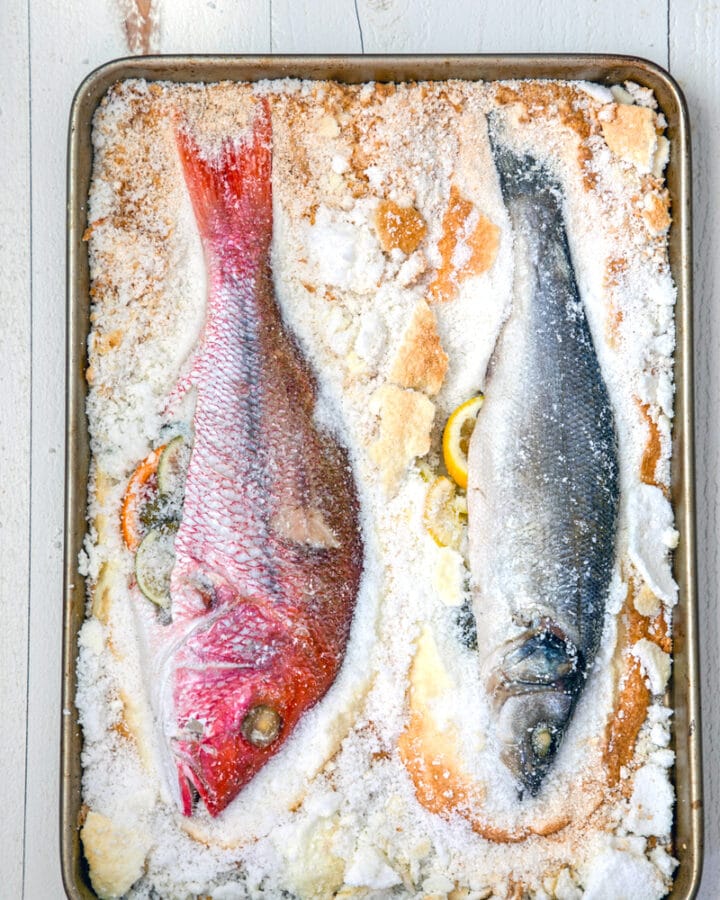 Salt Baked Fish -- You might be surprised to learn how easy it is to make salt baked fish... And the results are an incredibly moist and well-seasoned fish with a gorgeous presentation | wearenotmartha.com