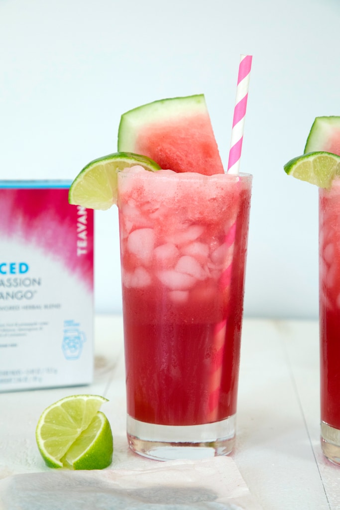 Shaken Watermelon and Passion Tea -- This Starbucks iced tea is only sold in Japan, but you can enjoy it with this Starbucks copycat recipe! | wearenotmartha.com