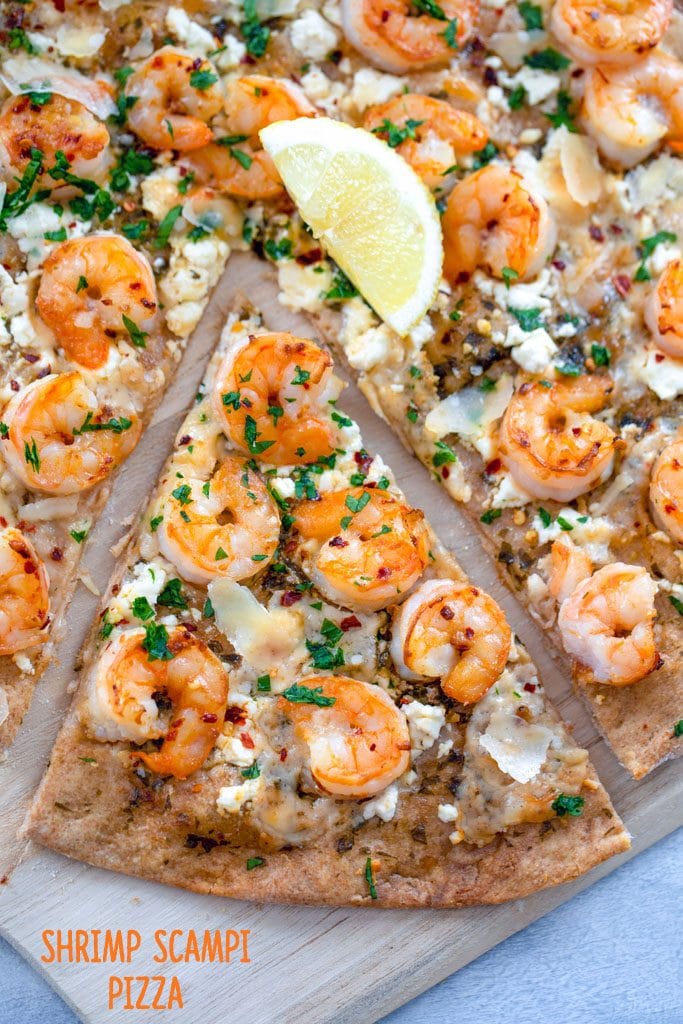 Shrimp Scampi Pizza Recipe | We are not Martha