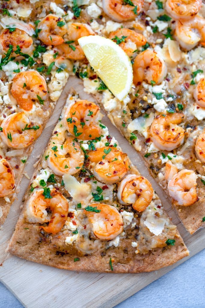 Shrimp Scampi Pizza Recipe  We are not Martha