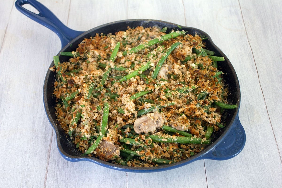 Skillet Green Bean Casserole Recipe We are not Martha