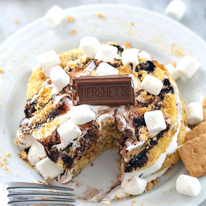 M&amp;M Pancakes Recipe - We are not Martha