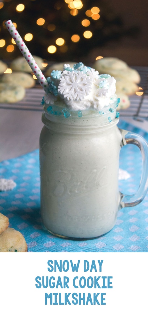 Snow Day Sugar Cookie Milkshake