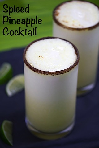 spiced pineapple cocktail