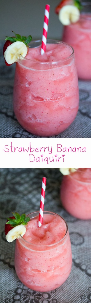 Strawberry Banana Daiquiri