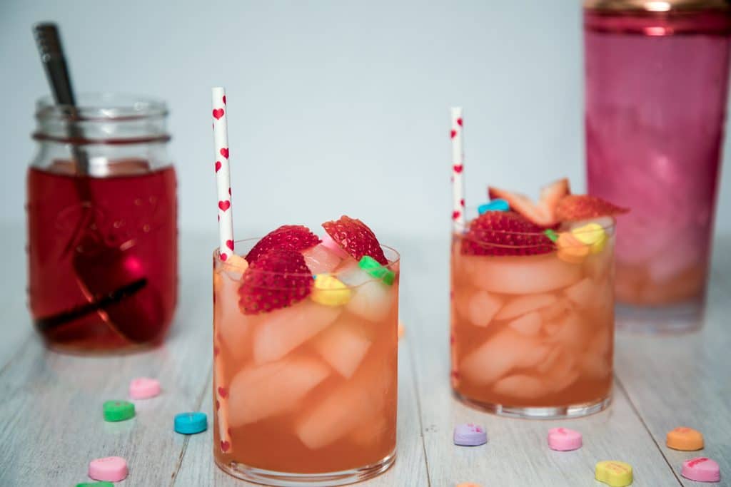 Strawberry Vanilla Love Potion Cocktail Recipe | We are not Martha