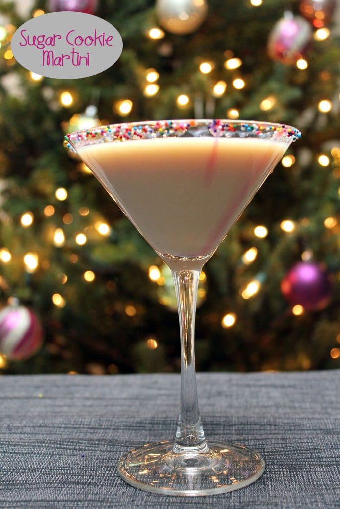 Sugar Cookie Martini Cocktail Recipe | We are not Martha
