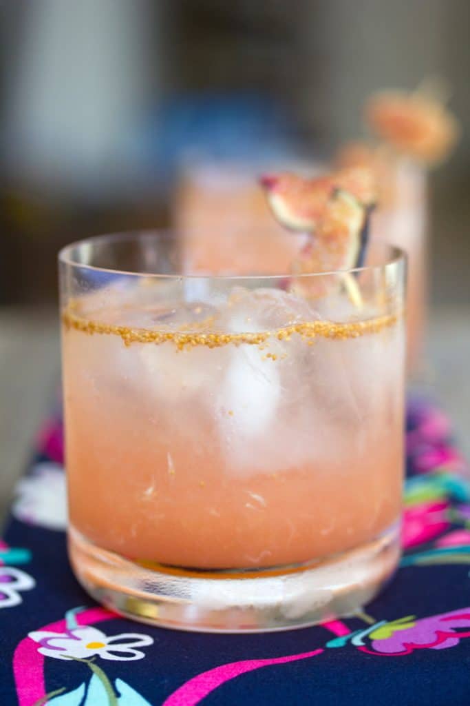 Sweet Fig Cocktail Recipe | We are not Martha