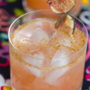 Sweet Fig Cocktail -- This Sweet Fig Cocktail combines simple ingredients like fresh figs, vodka, lemon, honey for a full sweet fig-flavored drink perfect for any time figs are in season | wearenotmartha.com