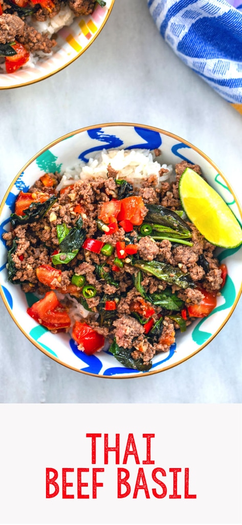 Thai Beef Basil with Coconut Rice