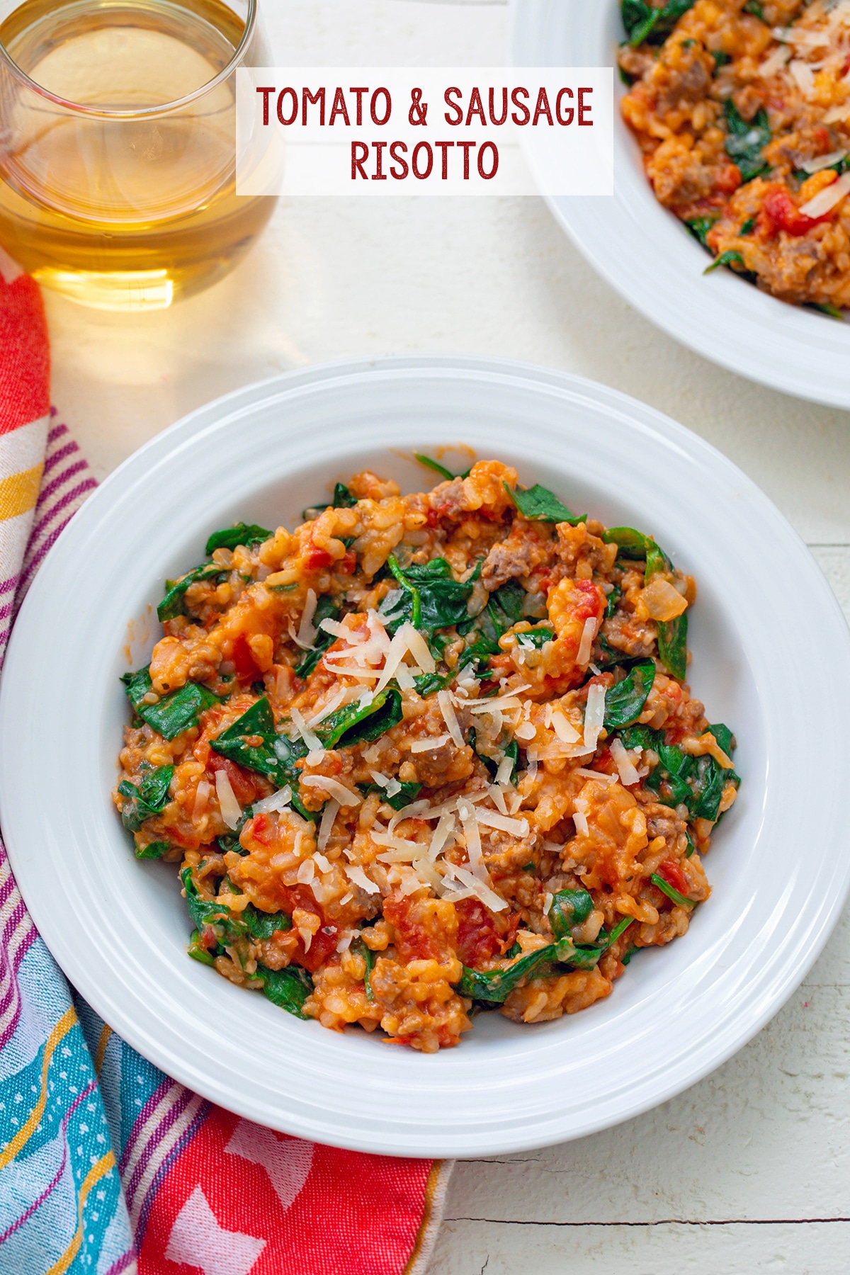 Tomato and Sausage Risotto Recipe | We are not Martha