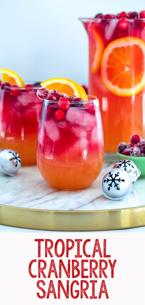 Tropical Cranberry Sangria