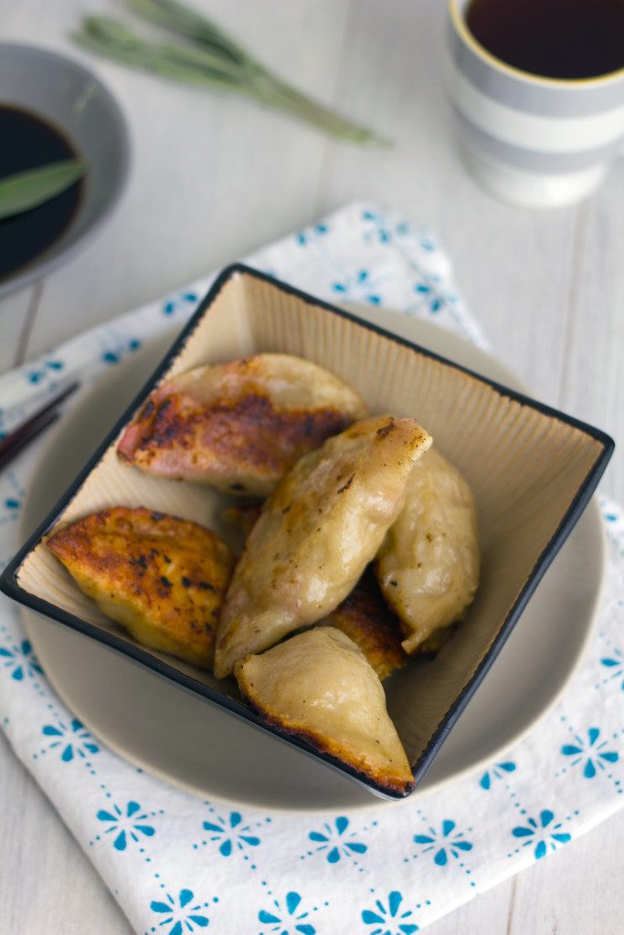 Turkey Cranberry Chinese Dumplings -- A fall twist on the traditional dumpling recipe! | wearenotmartha.com