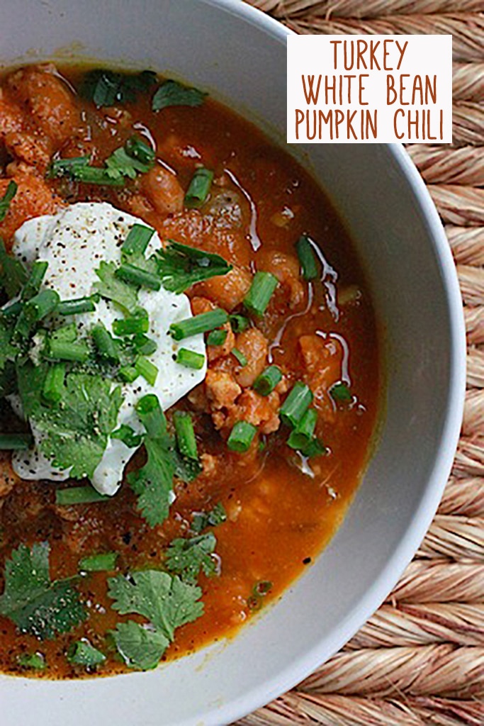 Turkey White Bean Pumpkin Chili Recipe We Are Not Martha