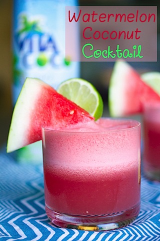 watermelon coconut cocktail