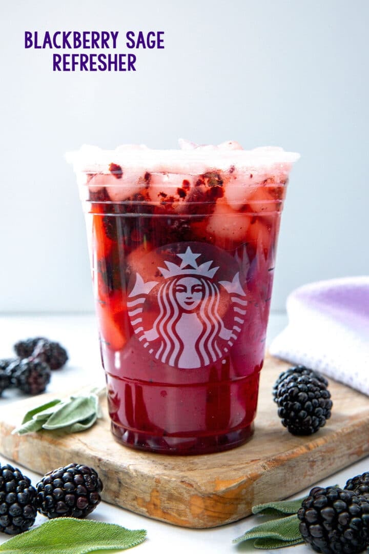 Blackberry Sage Refresher {Starbucks Copycat} Recipe