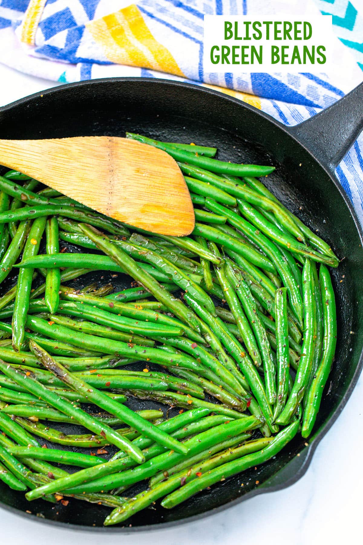 Blistered Green Beans Recipe - We are not Martha