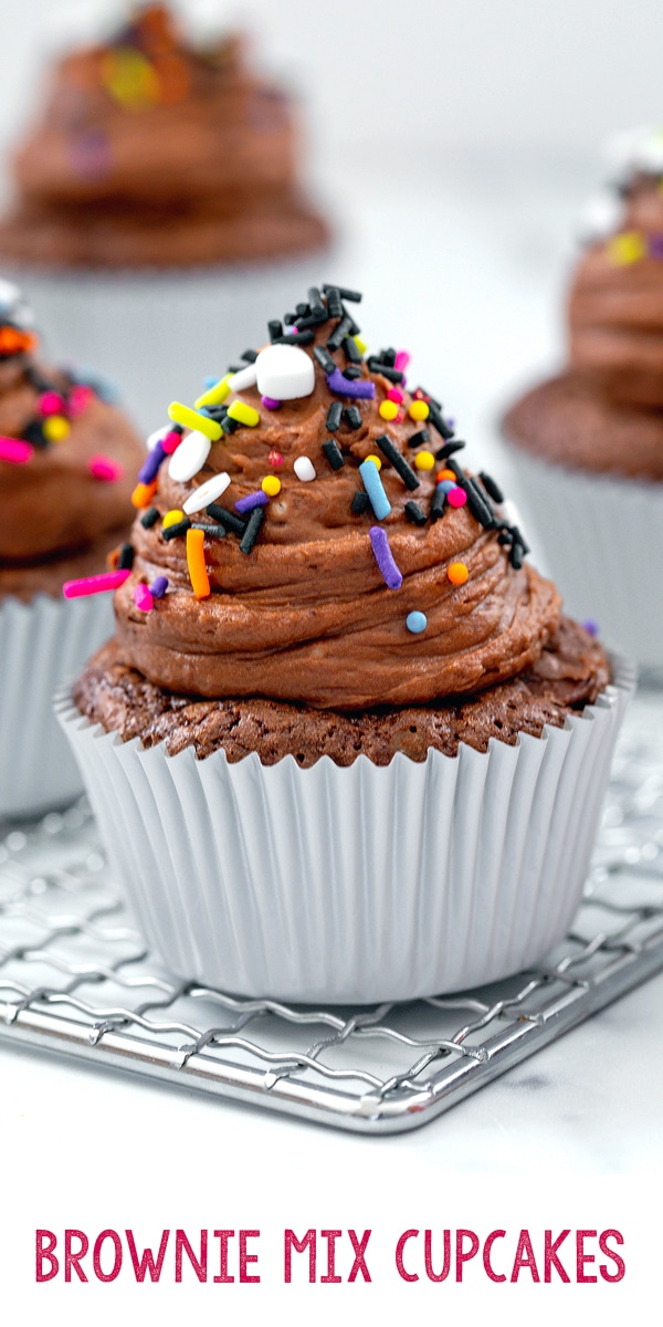 Brownie Mix Cupcakes