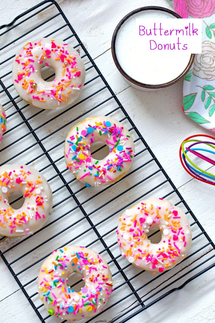 Baked Buttermilk Donuts Recipe - We Are Not Martha