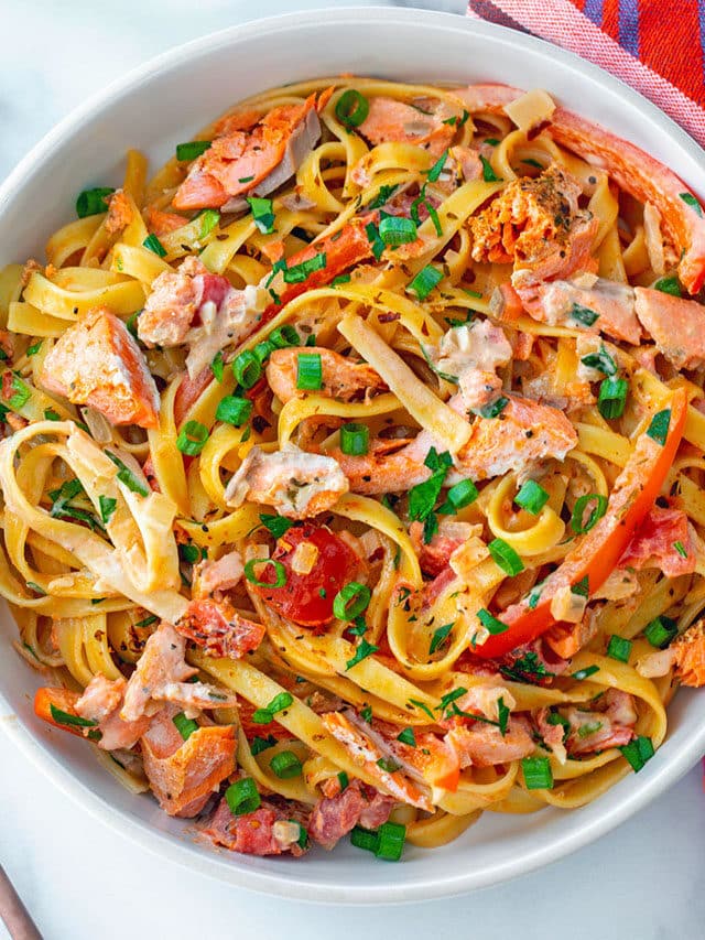 Cajun Salmon Pasta