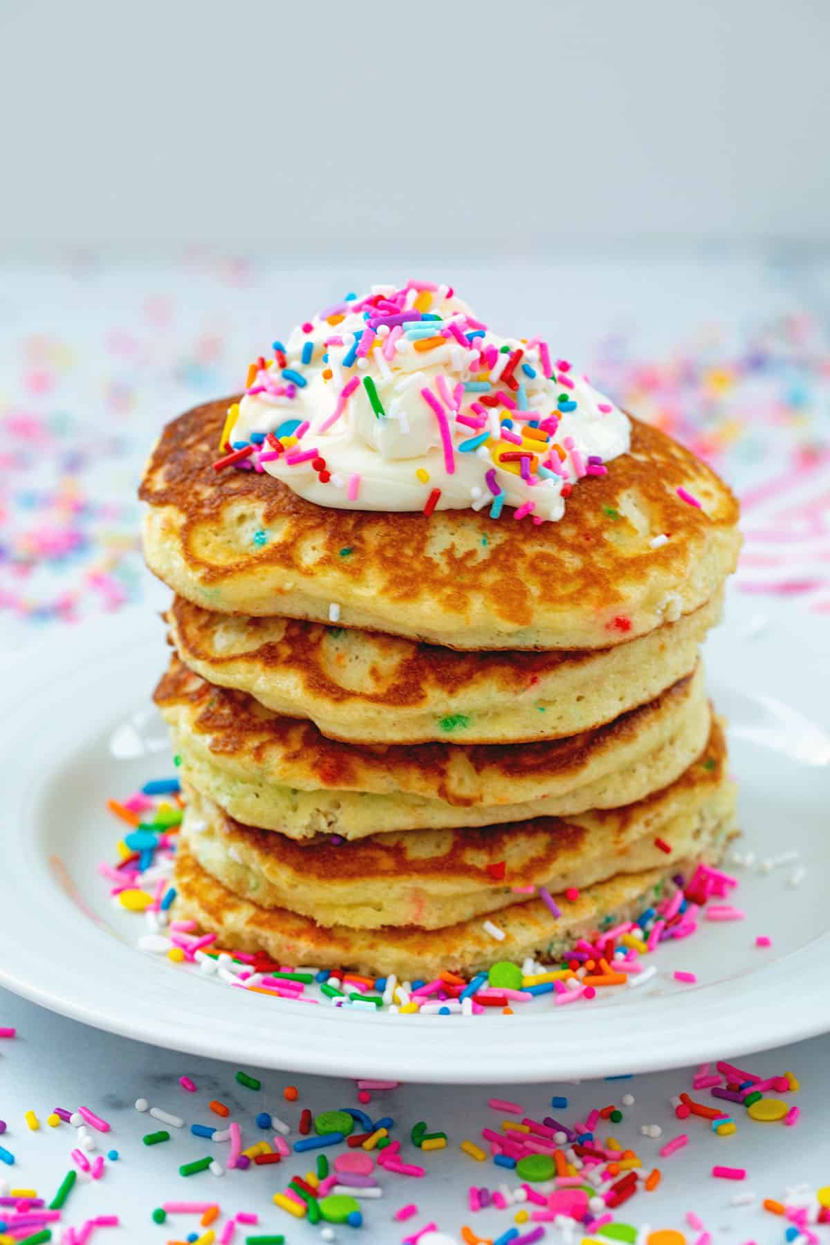 Cake Mix Pancakes Recipe - We are not Martha