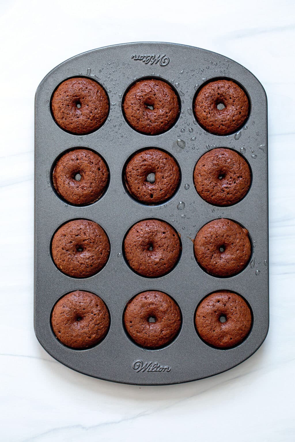 Mini Chocolate Donuts Recipe - We are not Martha