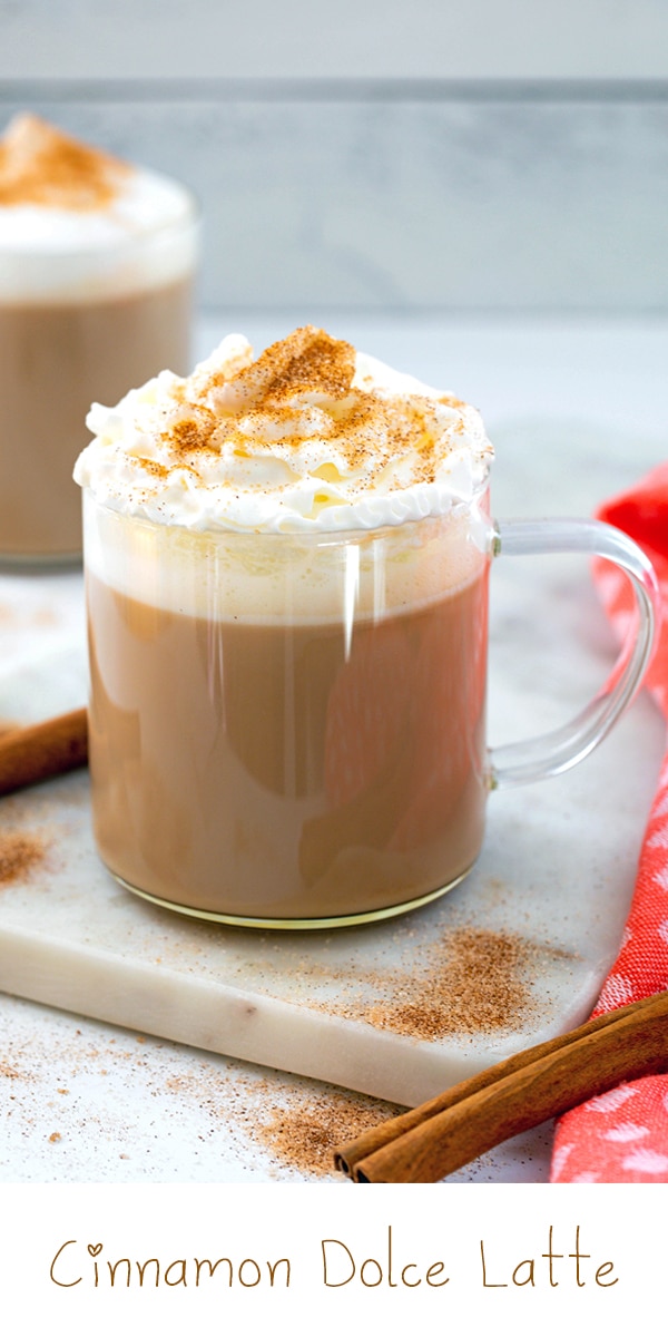 Cinnamon Dolce Latte {Starbucks Copycat}