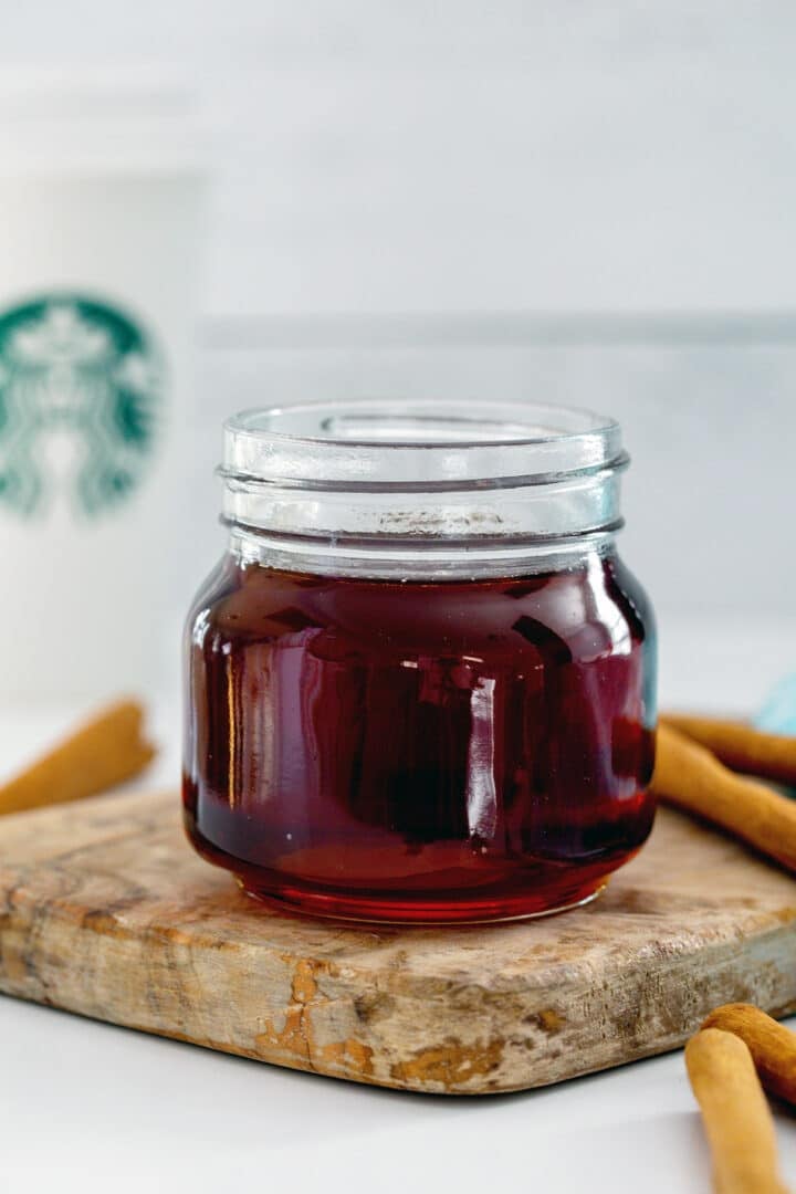 Cinnamon Dolce Syrup {Starbucks Copycat Recipe} We are not Martha