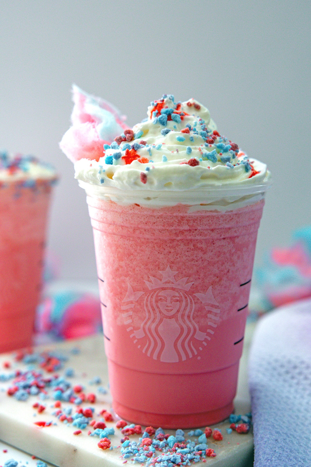 Cotton Sweet Frappuccino {Starbucks Copycat} Cotton Sweet Frappuccino {Starbucks Copycat}