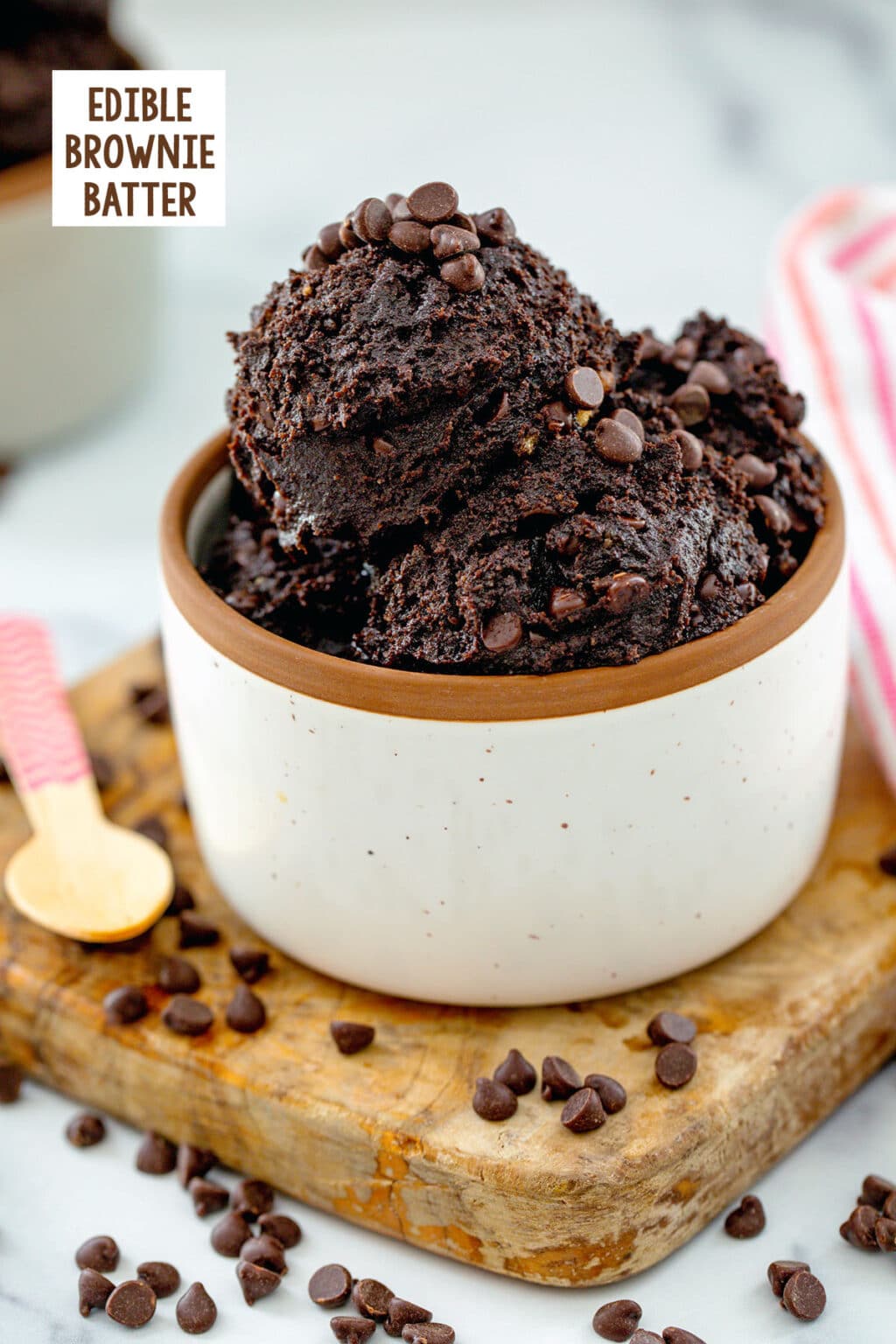 Edible Brownie Batter Recipe - We are not Martha