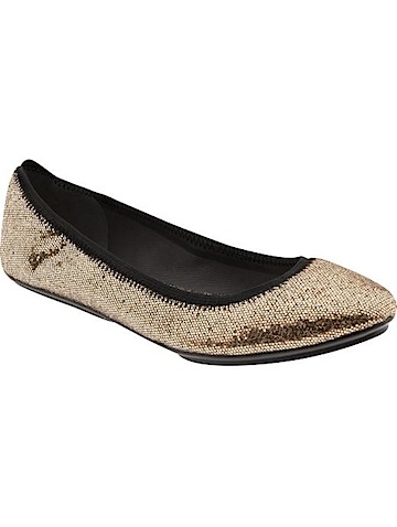 gap glitter ballet flats