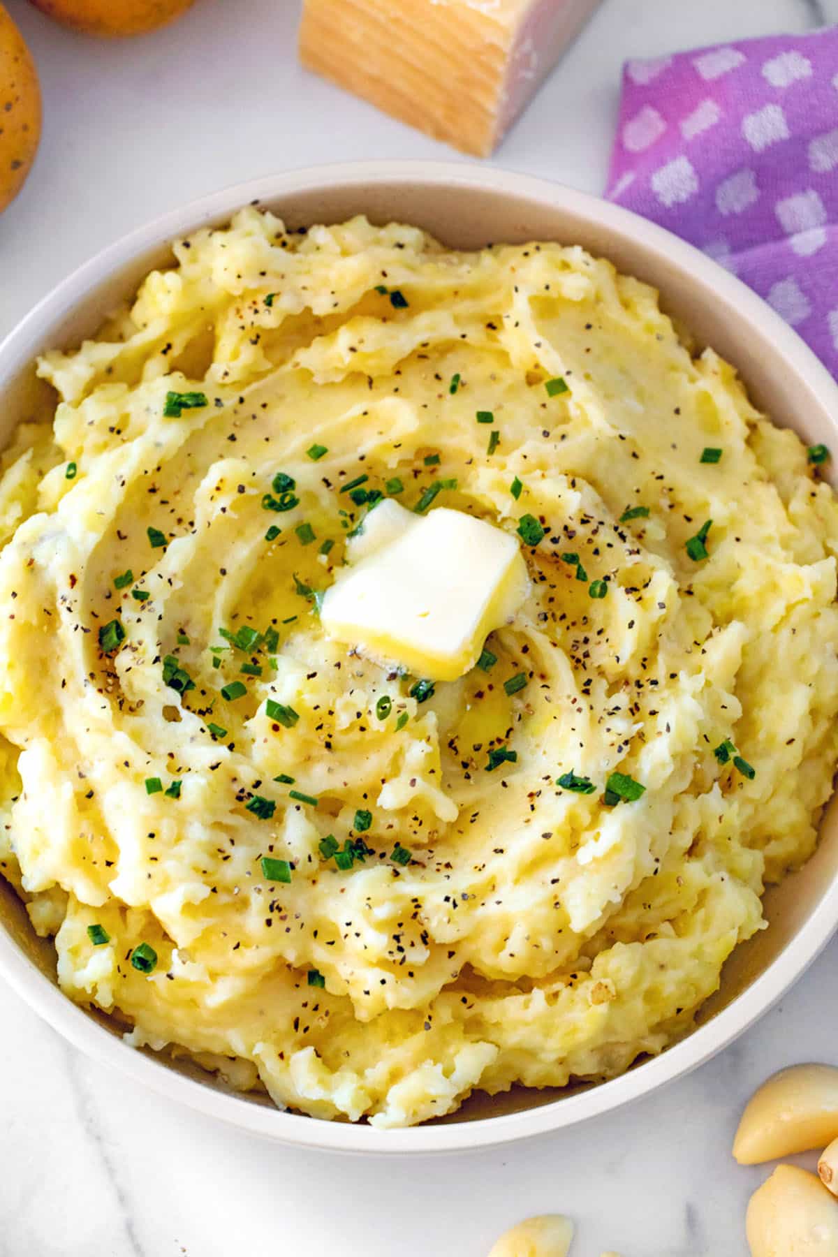 Garlic Parmesan Mashed Potatoes Recipe - We Are Not Martha