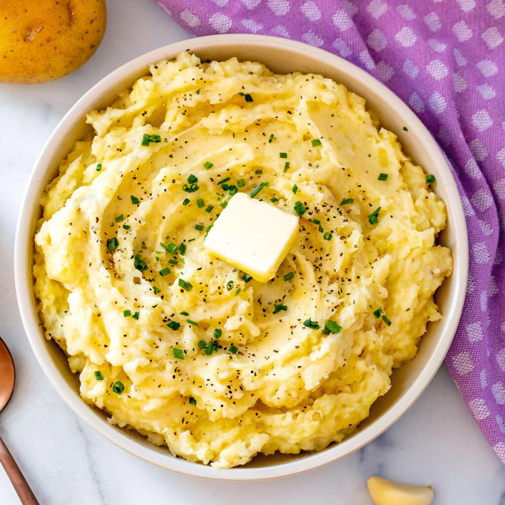 Garlic Parmesan Mashed Potatoes Recipe We are not Martha