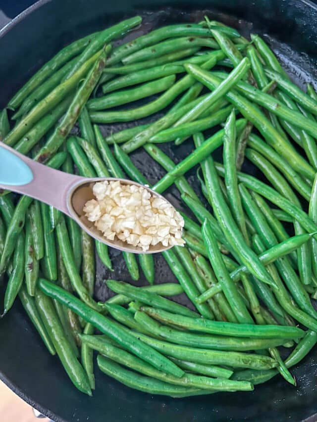 Blistered Green Beans Recipe - We are not Martha