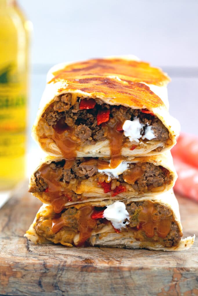 Beef and Queso Chimichangas – Wells Farms