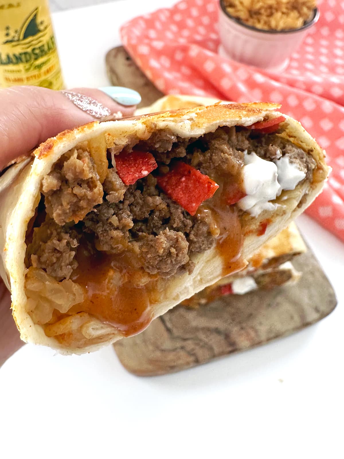 Grilled Cheese Burrito Recipe {Taco Bell Copycat} We are not Martha