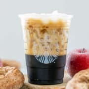 Iced Apple Crisp Oatmilk Shaken Espresso {Starbucks Copycat Recipe}