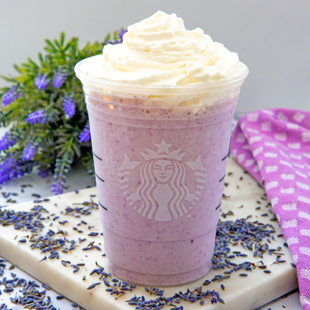 Lavender Crème Frappuccino {Starbucks Copycat Recipe}