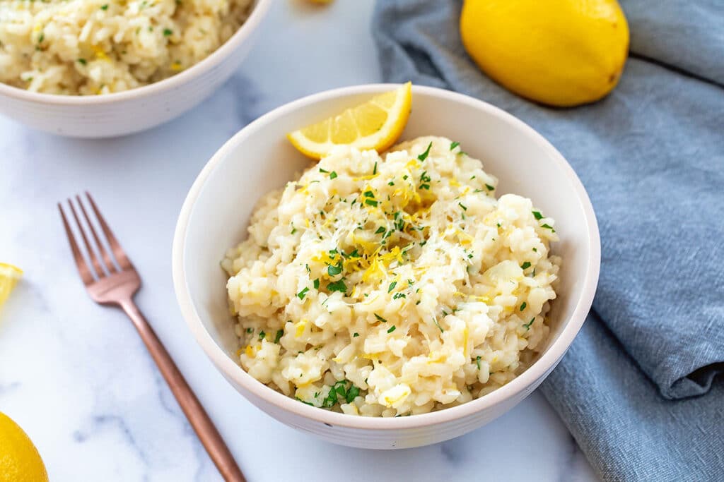 Lemon Risoto Rice Lemon Risotto Recipe - We are not Martha