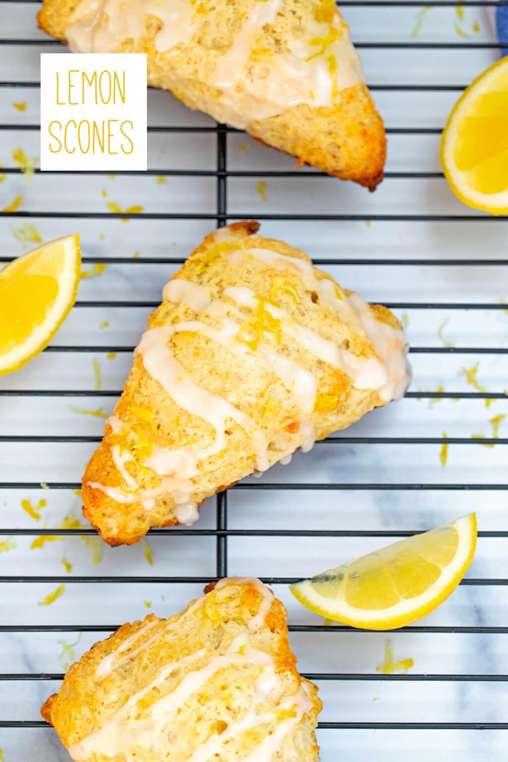 Lemon Scones Recipe - We are not Martha