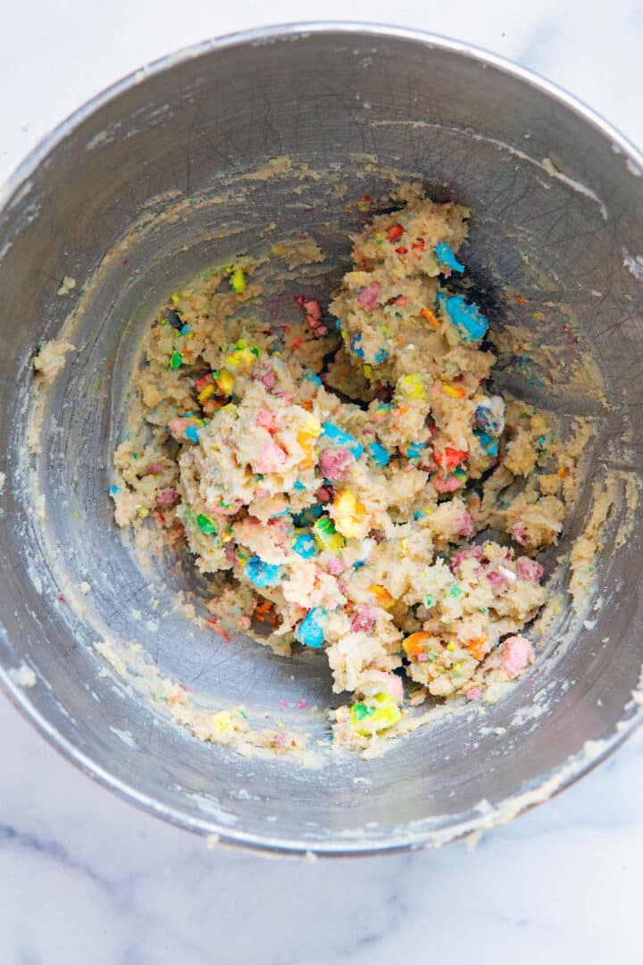 Lucky Charms Cookie Dough Recipe - We are not Martha