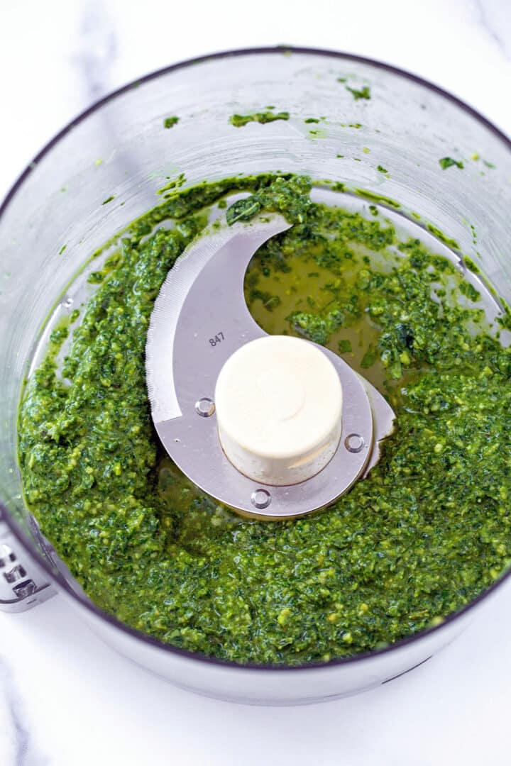 Pesto Cream Sauce Recipe - We are not Martha