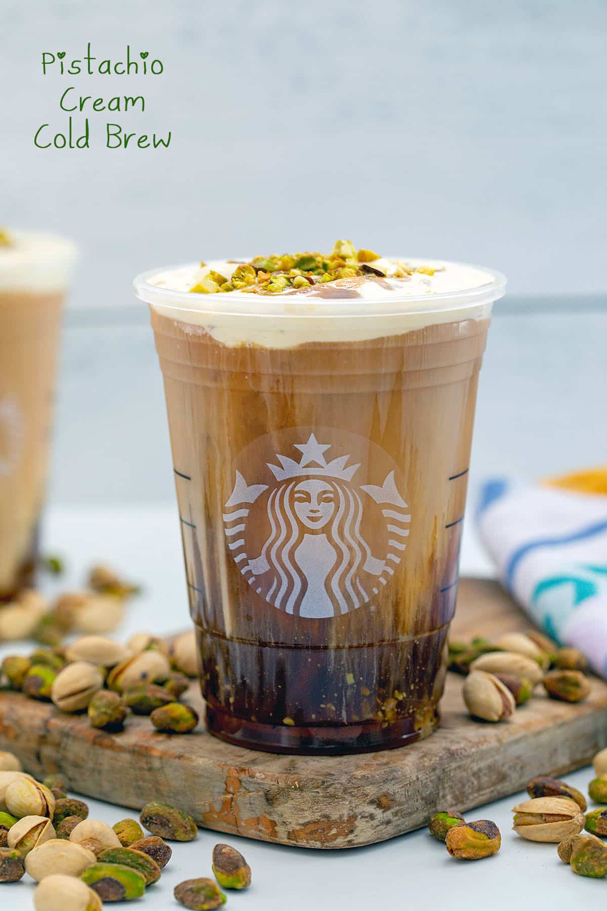 Pistachio Cream Cold Brew {Starbucks Copycat} We are not Martha