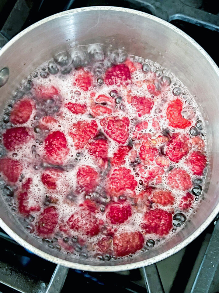 Raspberry Simple Syrup Recipe - We are not Martha