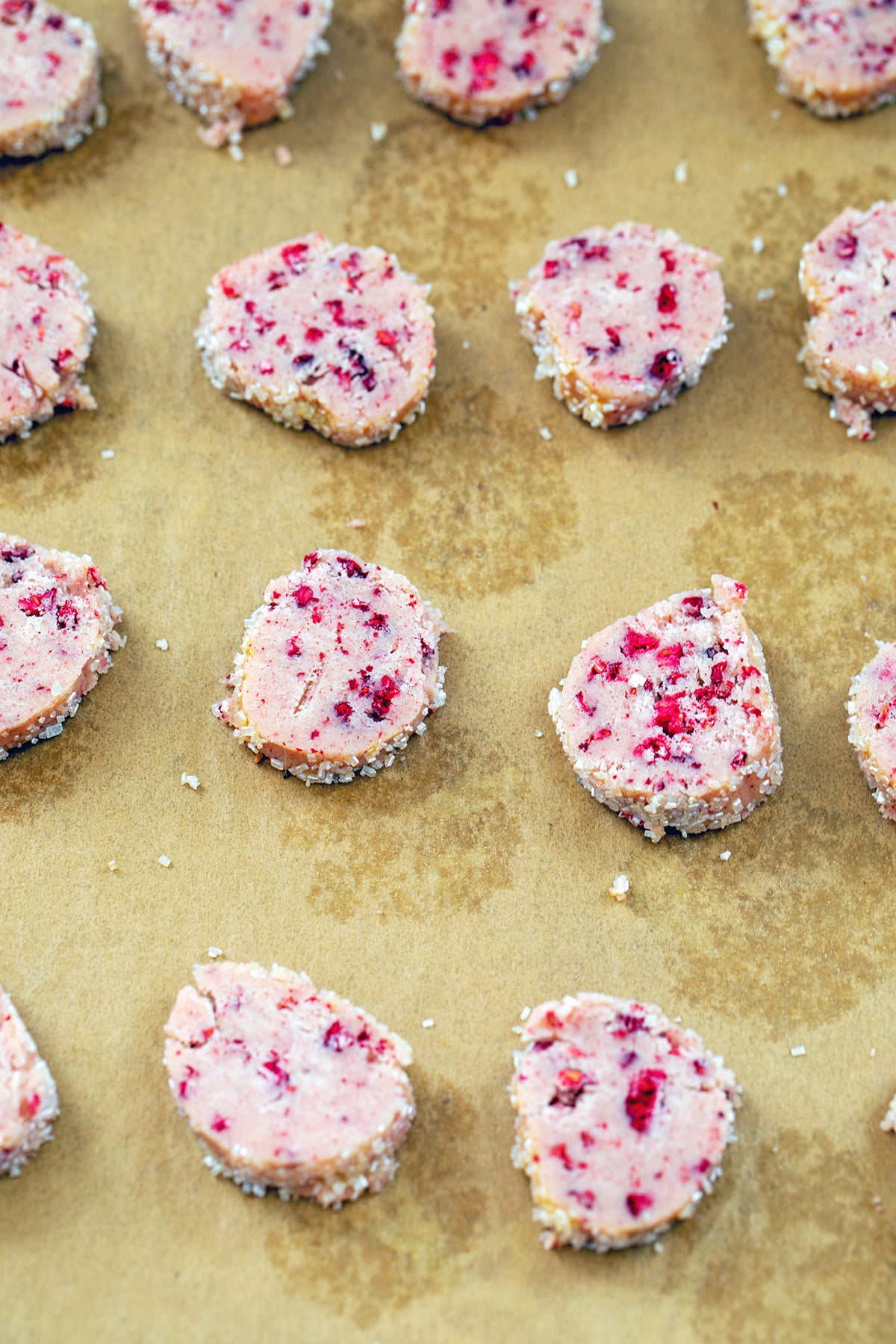 Raspberry Shortbread Cookies Recipe - We are not Martha