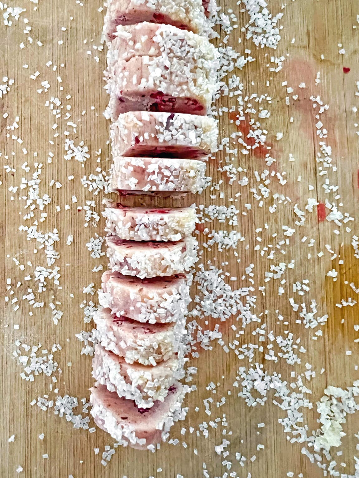 Raspberry Shortbread Cookies Recipe - We are not Martha
