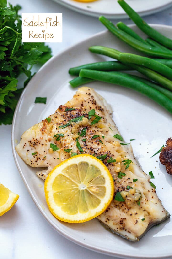 Sablefish Recipe {with Lemon Garlic Butter Sauce} We are not Martha