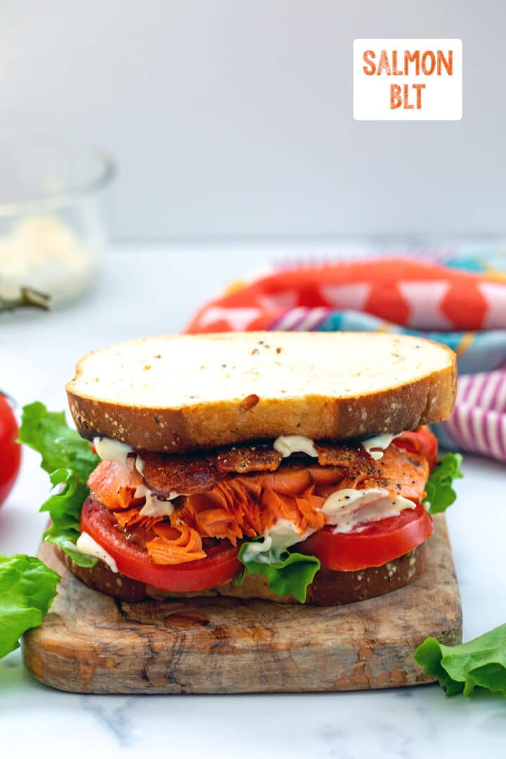 Salmon BLT Recipe - We are not Martha