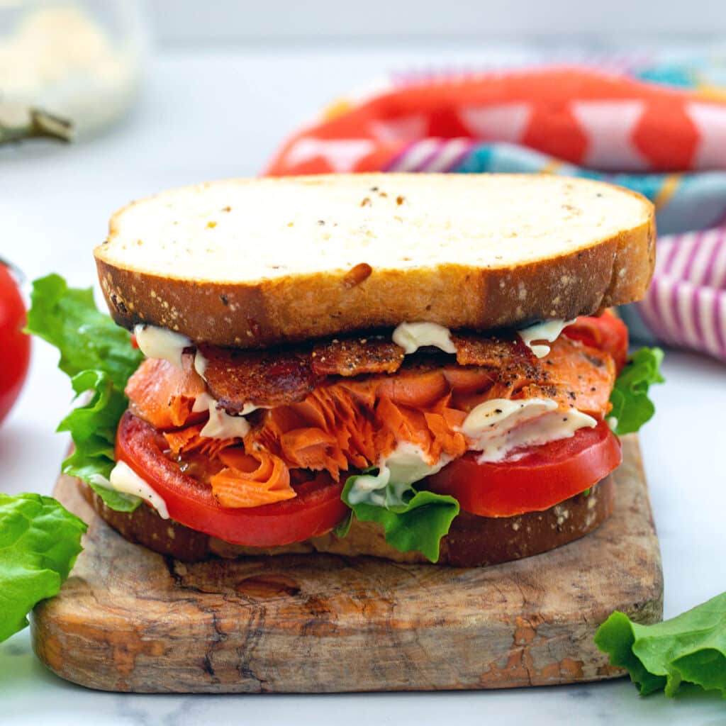 Salmon BLT Recipe - We are not Martha